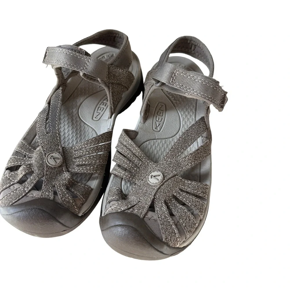 KEEN Kids' Taupe Sandals - Picture 1 of 3